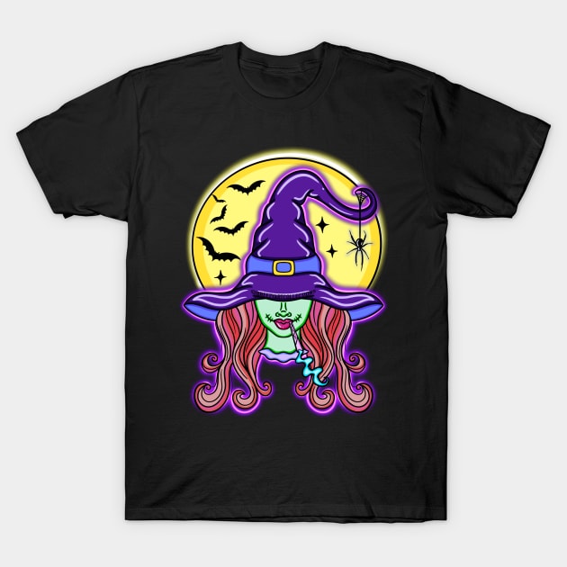 420 Witch T-Shirt by BreezyArtCollections 